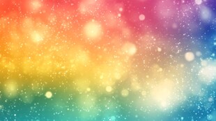 梦幻彩虹闪光背景图