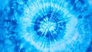 蓝色扎染图案纹理