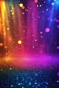 梦幻炫彩舞台灯光背景