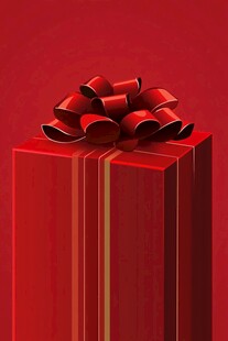 红色精美礼品盒