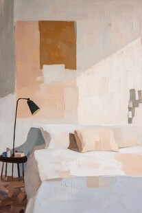 简约卧室一角的温馨场景