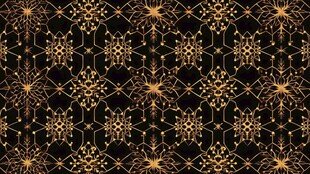 黑金几何花纹无缝图案