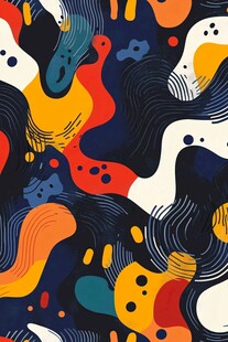 抽象多彩流体图案背景