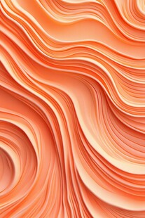 橙色波浪纹理背景图案