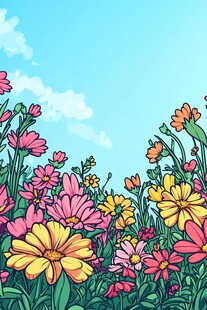 缤纷花海 春日烂漫景致