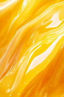 流动的金黄蜂蜜质感画面