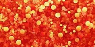 红色光斑背景梦幻效果