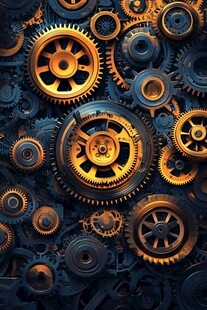 机械齿轮的精密运转之美