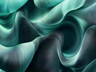 流动幻彩波浪抽象背景图