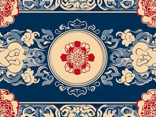 中式古典花纹图案设计