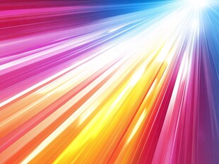 炫彩光芒背景特效图