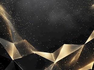 黑金几何炫光抽象背景图