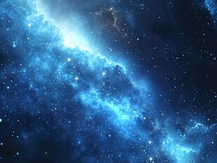 梦幻深邃的宇宙星空图景