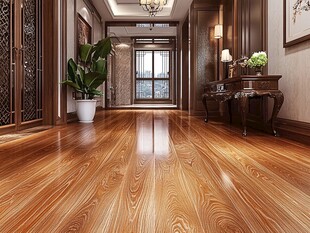 典雅木质玄关室内美景