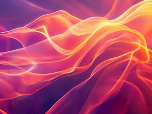 梦幻炫彩流动光感线条