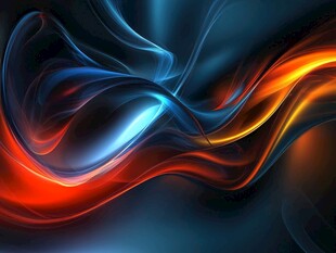 绚丽动感流体抽象背景图