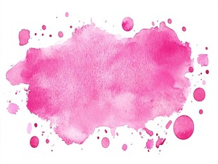 粉色水彩泼墨艺术背景