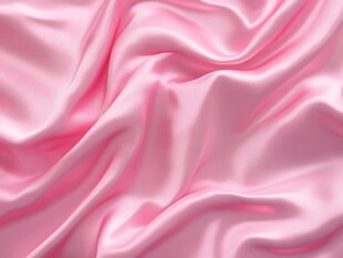 粉色绸缎布料纹理特写