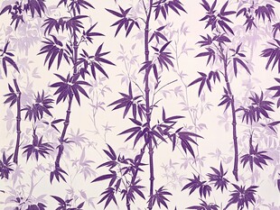 紫色竹叶图案无缝背景