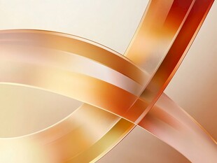 流动炫彩丝带抽象背景图