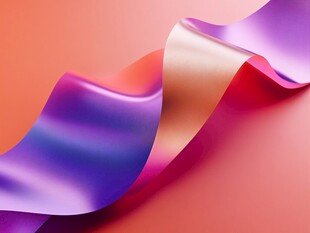 绚丽飘带 色彩流动之美