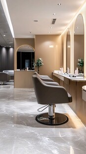 时尚现代美发店室内场景