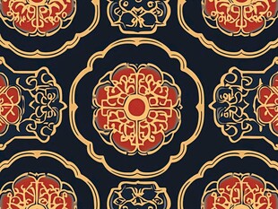 中式传统花纹经典图案