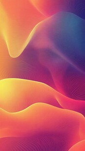 绚丽多彩流体抽象背景图