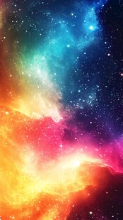 梦幻绚丽的星云宇宙图景