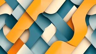 多彩几何交织抽象图案