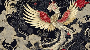 凤凰纹样 中式华丽图腾