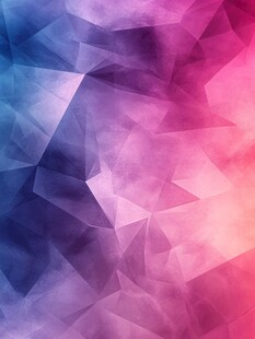 梦幻多彩几何渐变背景图