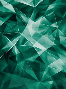 绿色多边形几何抽象背景