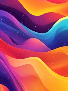 绚丽多彩流体渐变背景图