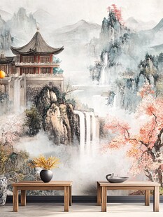 中式山水意境室内装饰图