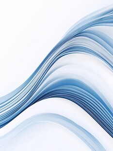 蓝色动感线条抽象背景图