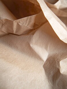 褶皱牛皮纸特写