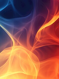 绚丽动感色彩烟雾背景图