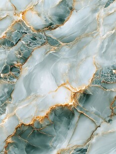 冰蓝金纹大理石纹理