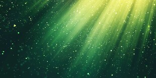 梦幻绿光星空背景图