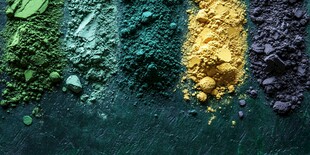 多彩粉末展示 绚丽色彩世界