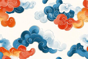 中式祥云图案设计元素