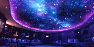 梦幻星空主题豪华影音室