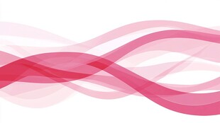 粉色动感波浪线条图案