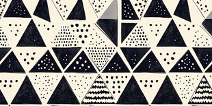 黑白几何三角图案纹理