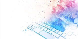 梦幻科技键盘背景画面