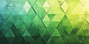 绿色几何三角拼接背景图
