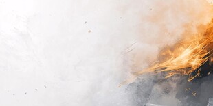 火焰燃烧烟雾弥漫背景图