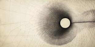 抽象几何线条圆形艺术图