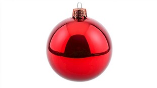 红色圣诞装饰球
